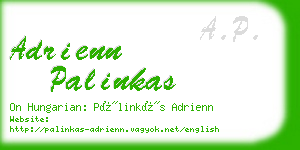 adrienn palinkas business card